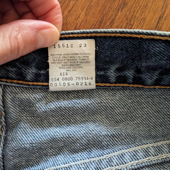 Vintage Y2k Levi's 505 W29 L32 - Picture 6 of 7